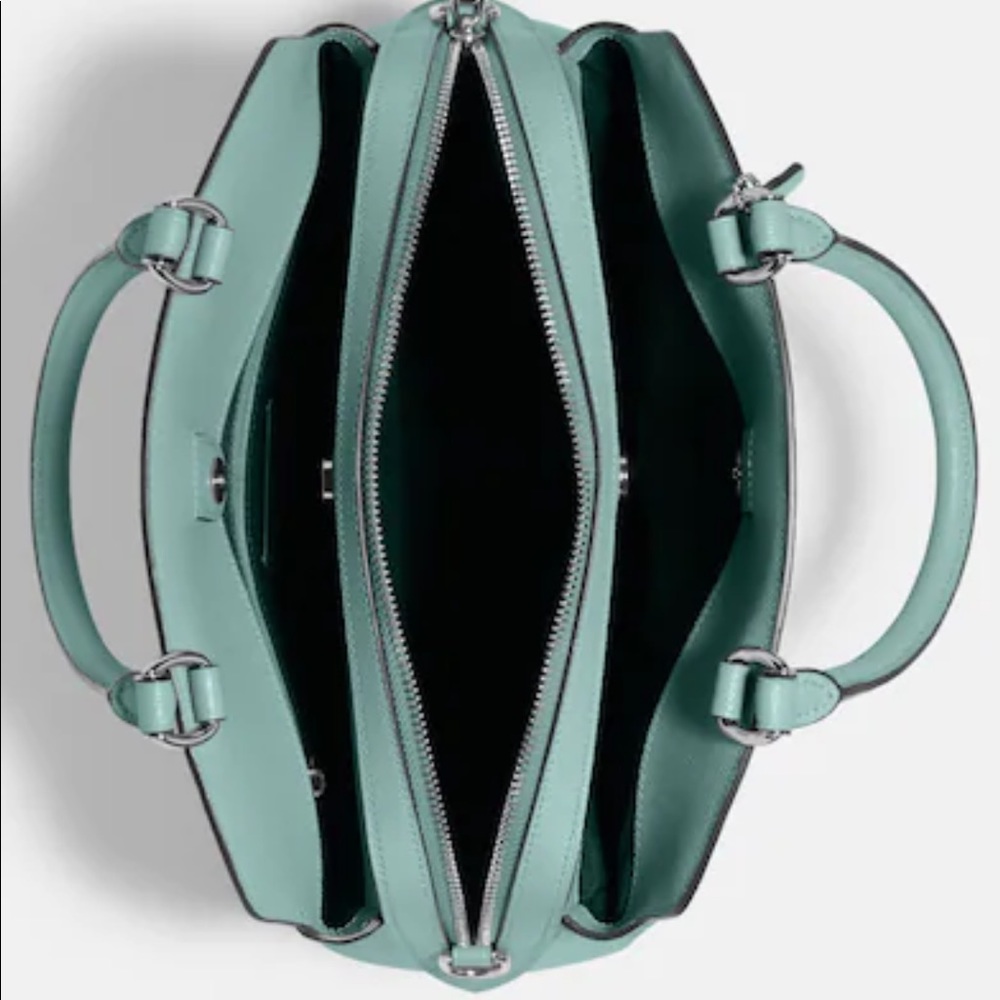 Silver/Light Teal Lillie Coach bag - Gorgeous NWT 🤩 - Can be worn as Crossbody - Picture 2 of 7